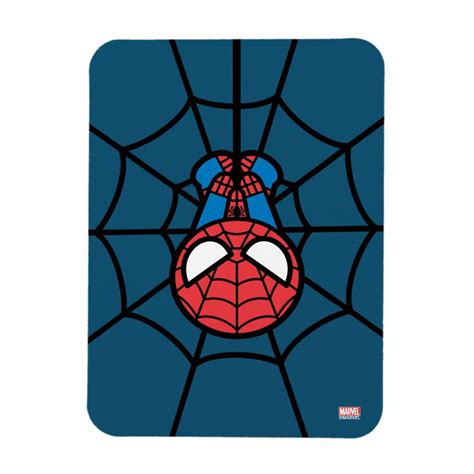 Kawaii Spider Man Hanging Upside Down Magnet Zazzle Kawaii Spider