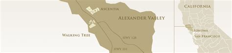 alexander valley map  geyser peak vineyards alexander valley