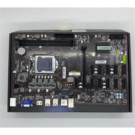 Jual Motherboard Esonic B250 Gladiator Mining 12 Slot Shopee Indonesia