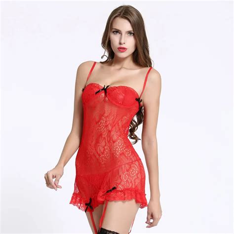 Hot Slips Sexy Slip Lace Printing Perspective Women Intimate Nightgown In Half Slips From