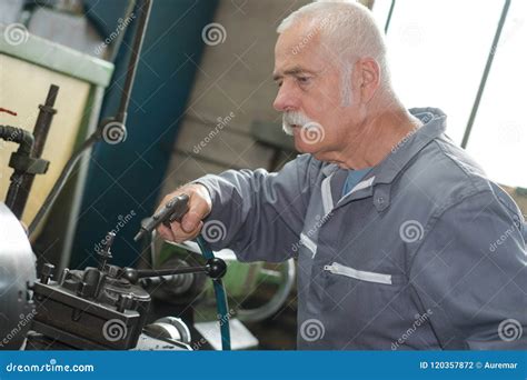 Senior Mechanical Inspector Inspection Stock Photo Image Of Pressure