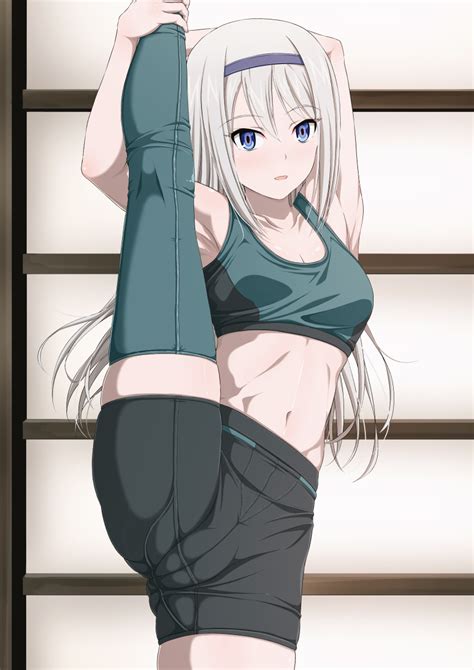 Rule 34 Armpits Bike Shorts Blue Eyes Cameltoe Inoshira Kaguya Sama