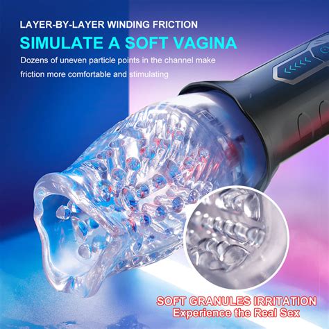 Male Masturbators Cup Adult Sex Toys Realistic Textured Pocket Vagina