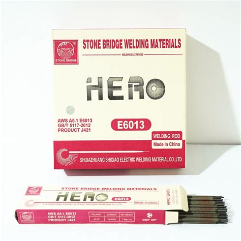 Shiqiao Stone Bridge Brand Welding Electrodes Rod Hero E For Carbon