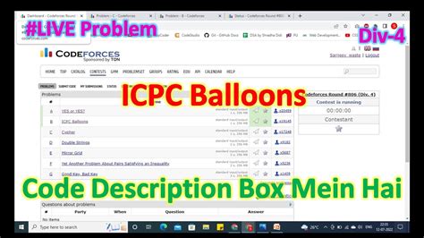 ICPC Balloons Codeforces Solution Explain YouTube