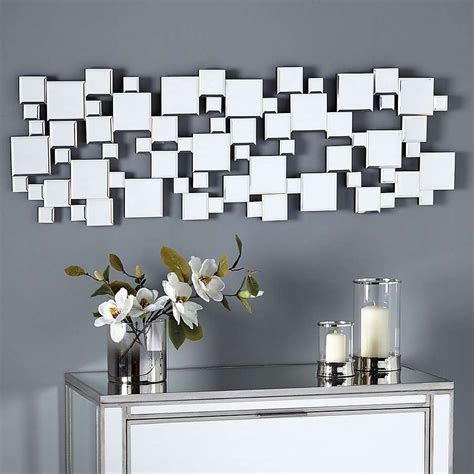 Hotel Squares Multi Wall Mirror 40x120cm Wall Mirror Decor Living