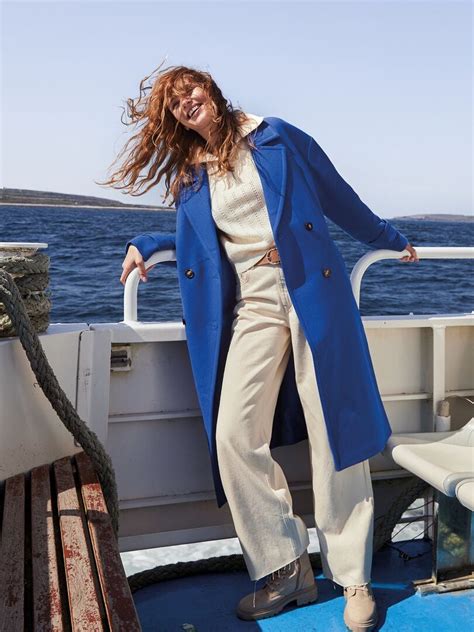 Manteau Long Bleu Kiabi 55 00