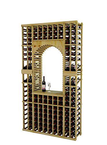 Vintner Series Wine Rack Tasting Center With Two Display Rows For