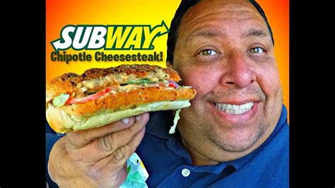 Subway® All New Chipotle Cheesesteak Review Youtube