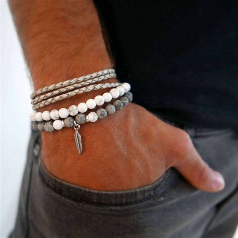 Cool Mens Bracelets Mens Bracelet Set Mens Accessories Bracelet