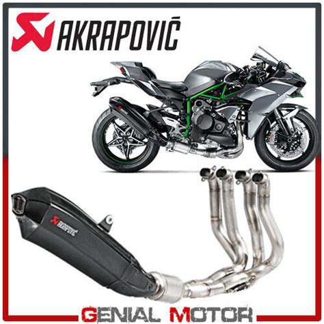 Full System Exhaust Carbon Akrapovic Evolution KAWASAKI NINJA H2R 2015