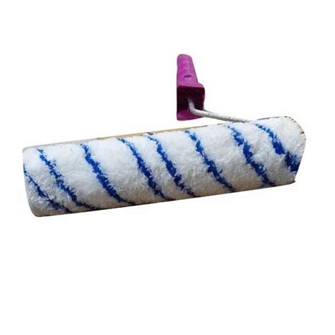 Blue And White 9inch Woven Synthetic Roller Paint Brushes At Rs 40 In