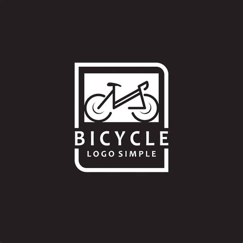 Plantilla De Logotipo De Bicicleta Vectorial Vector Premium