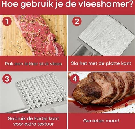 Yugn Vleeshamer Vleesvermalser Ideaal Om Vlees Mals Te Krijgen Meat