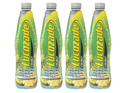 Lucozade Energy Replaces Reduced Sugar Lemonade With Tropical Fusion