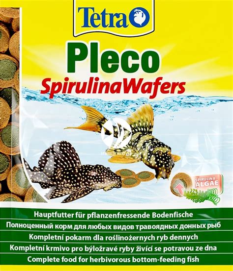 Tetra Pleco Spirulina Wafers G Saszetka Akwarystyczny Pl