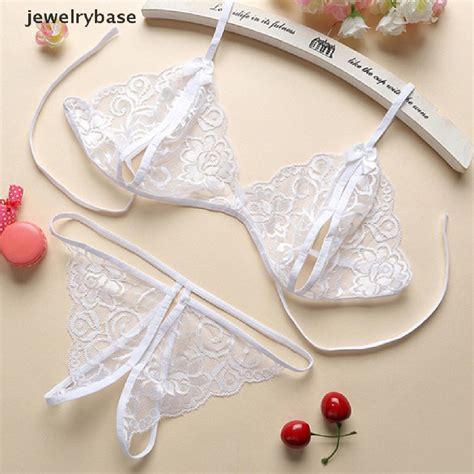 Jewelrybase Sexy Lingerie Lace Bra And Thong Suit Cute Exotic Set Sexy Lingerie Porno Sex