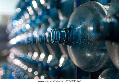 Plastic Bottle Gallon Purified Drinking Water Stock Photo