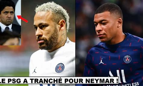 Le Psg Prend Une D Cision Radicale Pour Neymar Apres L Limination