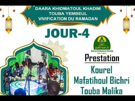 Vivification Du Mois De Ramadan Prestations Kourel Mafatihoul Bichri