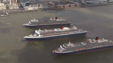 Cunard Ships Mark Anniversary of Cruise Line’s First Transatlantic Trip ...