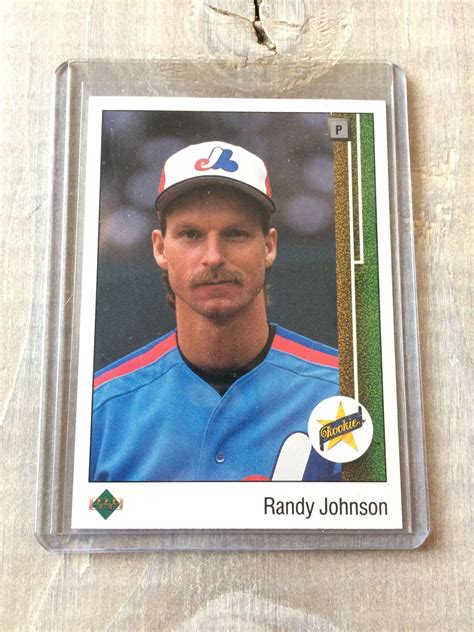 Randy Johnson Rookie Card Upper Deck Lynnette Pitre