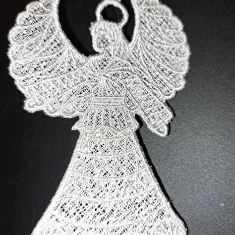 Lace Angel Ornament - Etsy