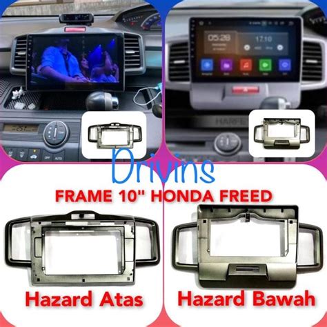 Jual Frame Head Unit Double Din Android Honda Freed Inch Shopee