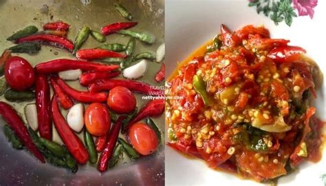 Resepi Sambal Pedas Berapi Best Guna 3 Bahan Netty Ah Hiyer