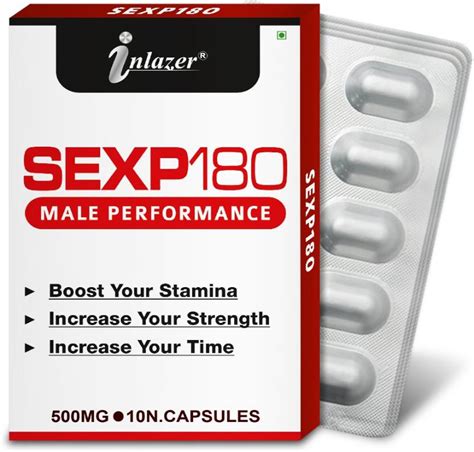 Inlazer Sexp 180 Longer Sex Capsules Increases Sex Drive Confidence