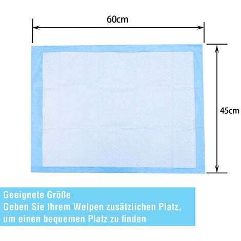 EINFEBEN 100X Tapis pour chiots Pads d entraînement 45X60cm Pads