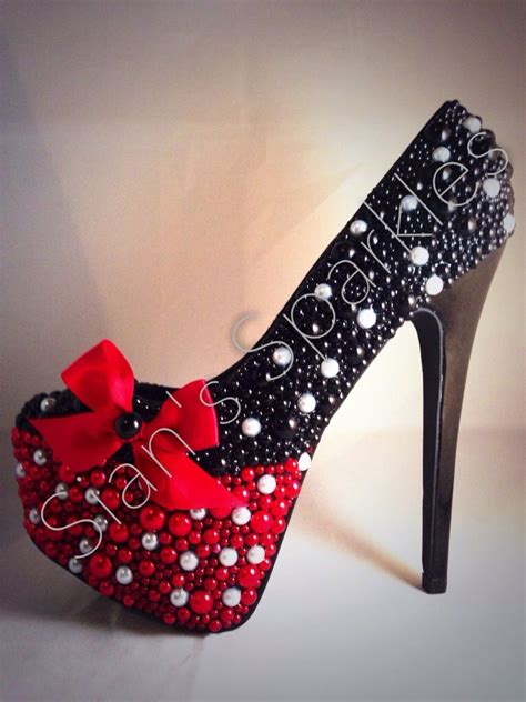 Minnie Mouse Customised Shoes Pp Made To Order Decorated Shoes