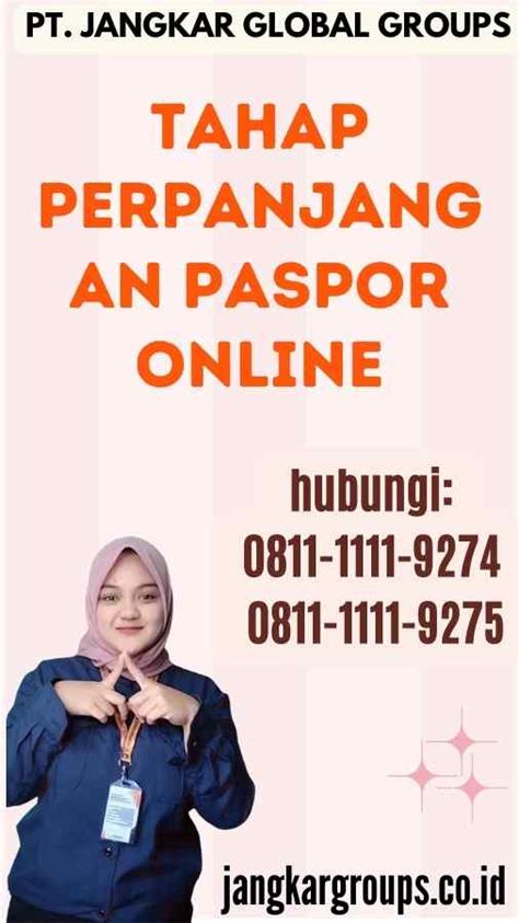 Tahap Perpanjangan Paspor Online Jangkar Global Groups