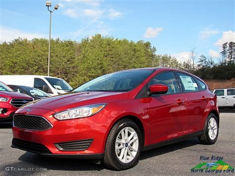 2018 Hot Pepper Red Ford Focus Se Hatch 125622080 Car