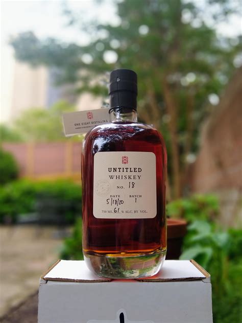 The Whiskey Shelf Review 88 One Eight Distilling Untitled Whiskey No 18 Rbourbon