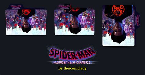 Spider Man Across The Spider Verse Folder Icons By Theiconiclady On