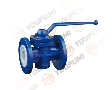 Ansi Flange Type Lined Ptfe Sleeve Plug Valve Ptfe Sleeve Plug Valve