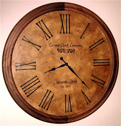 Walnut Round Clock Frame - Crones Custom Woodworking