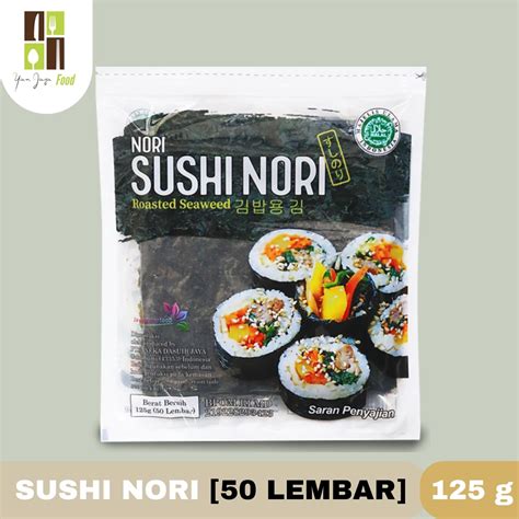 Jual Sushi Nori Halal Seaweed Rumput Laut Sushi Untuk Kimbab Gimbab ISI