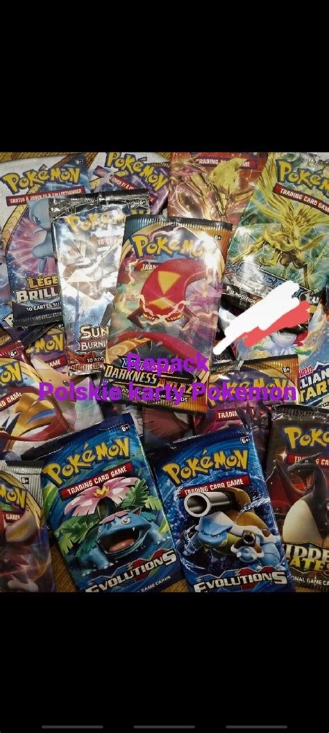 Repack oryginalne Polskie karty Pokemon UNIKAT Mystery Box Poznań