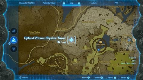 How To Unlock The Upland Zorana Skyview Tower In Zelda Tears Of The