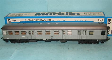 Märklin 4077 DB Silberling Steuerwagen Ep 4 Metall Nordbahn An Verkauf