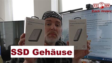 Duales Externes Aluminium Usb C Geh Use F R Ssd Karten Von Gigimundo