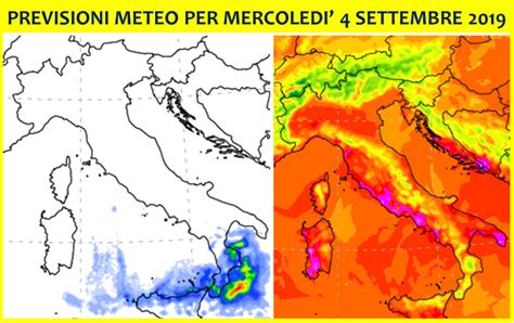 Meteo Italia Situazione E Previsioni Il Maltempo Si Sposta Al Sud