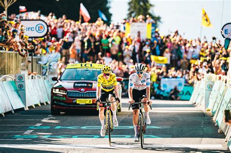 Cycling Jonas Vingegaard Tadej Pogacar Tour De France Battle