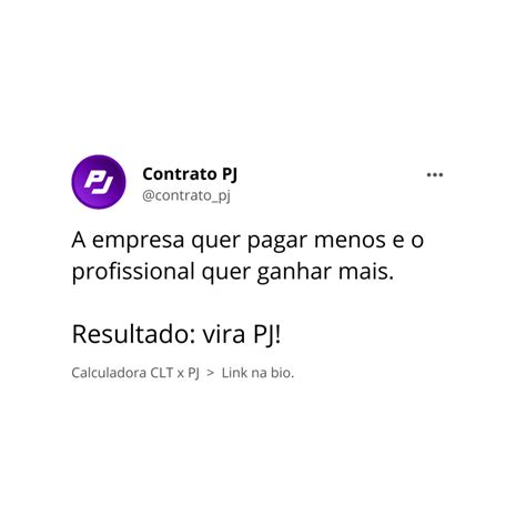 Faixas De Imposto Para Profissionais PJ Contrato PJ