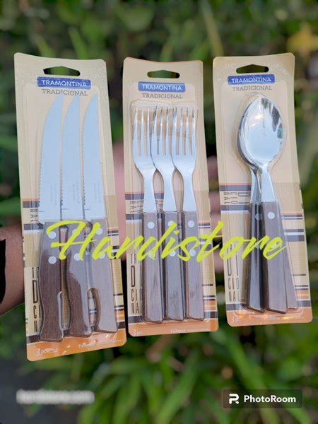 Jual Pisau Steak Garpu Sendok Set Pcs Tramontina Traditional