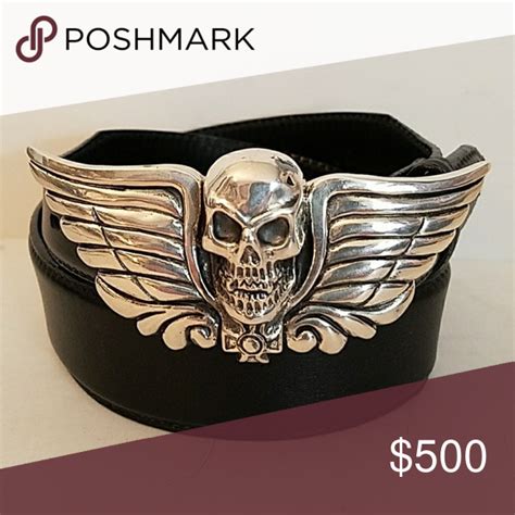 1 Skull Head With Wings Belt Buckle Only Belt Buckles Buckle