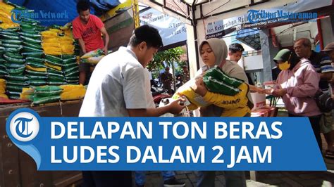 Operasi Pasar Di Kota Blitar Delapan Ton Beras Ludes Dalam Jam