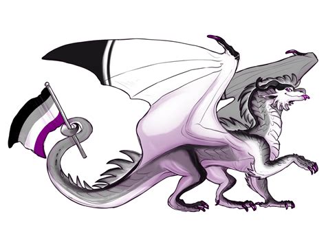 Asexual Pride Dragon 2022 By Queenraptor67 On Deviantart